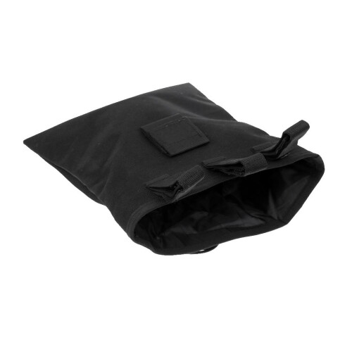 Tactical Folding Dump Bag Nylon MOLLE Belt Pouch Drop Mag Black 2
