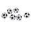 6 Pieces Football Pattern Novelty Golf Balls Set Practice Golf Accesso 3