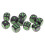 10 Pieces D6 Dice Set for Dungeons and Dragons RPG Board Game Green Bl 3
