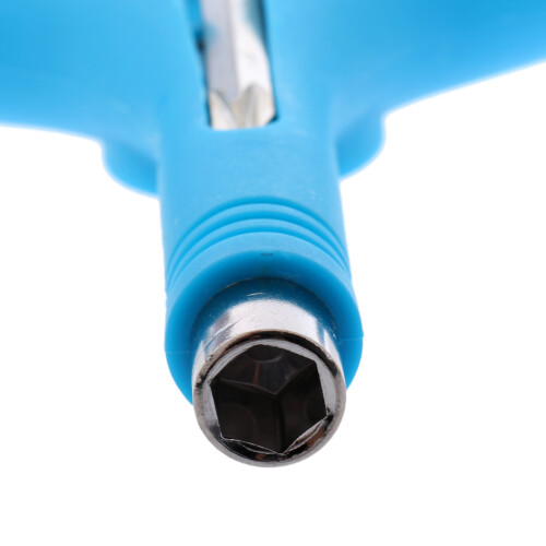 Multi-functional Skateboard Longboard Y-Tool Screwdriver Socket Wrench 2