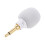 Mini Plug in Vocal Instrument Condenser Microphone 3.5mm Mono Plug Whi 3