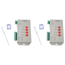 2X RGB LED Controller T1000S  Card 2048Pixels Controller for WS2801 WS2811 WS2812B SK6812 LPD6803 LED Strip Light