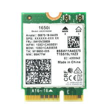 1650i AX201NGW WiFi Card 3000Mbps WIFI6 2.4G/5G Dual-Band Cnvio2 5.1 Wireless WiFi Adapter for Win10/Win11