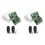 2X 433MHz Remote Control  Wireless Relay 2CH Module RF Transmitter  5V 12V 24V 30V for Garage Door Light Lamp 1