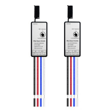 2X Receptor de Relé de Controle Remoto Sem Fio RF 433Mhz  3.6V 6V 12V 1CH Módulo para Lâmpada LED DIY