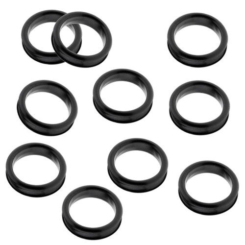 10Pcs Finger Ring Grips Inserts for Barber Hairdressing Shear Scissors 2
