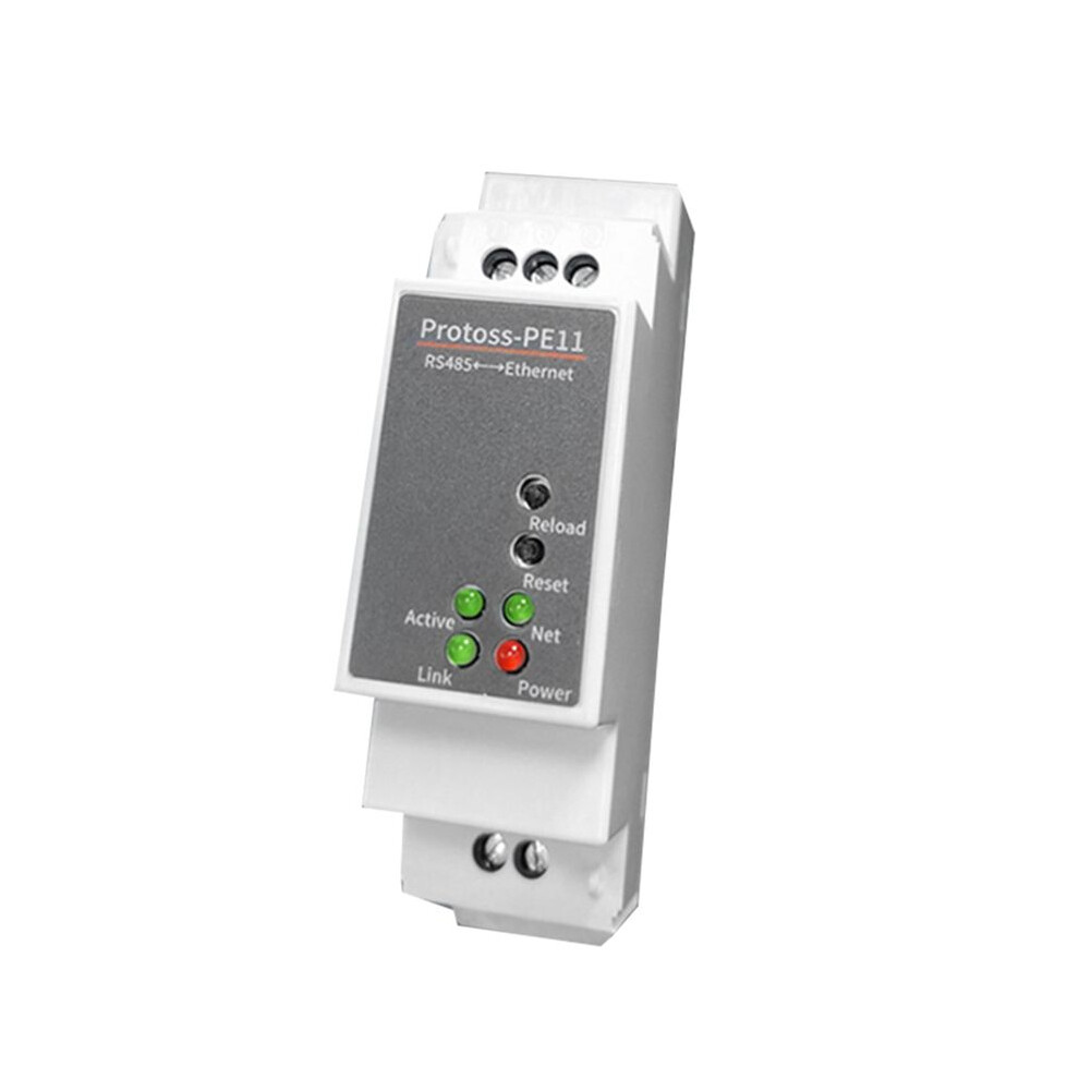 Din-Rail Serial Port Rs485 To Ethernet Converter Server Protoss Mqtt Pe11-H Support Modbus Tcp Rtu 6131797884956