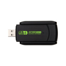 Adaptateur USB WiFi 6 1800 Mbps 802.11AX 2,4 G/5 GHz USB3.0 Dongle Ethernet Wi-Fi Sans Fil Carte Récepteur Réseau Pilote Gratuit