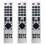 3X RMC0133 Remote Control Replace for  TV Remote Control Free Setup 1