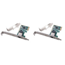 2X 1000Mbps Gigabit Ethernet PCI Express PCI-E Network Card 10/100/1000M RJ45 LAN Adapter Converter Network Controller