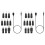 2X Cordon D'Alimentation  USB Vers 5.5X2.1 Prise Interchangeable  Multifonctionnelle 1