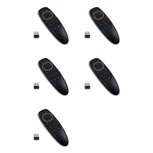 5X G10S Air Mouse Voice Remote Control 2.4G USB Receiver pour Android TV BOX PC Gyro Sensing  Wireless  Remote