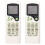2X Air Conditioner Remote Control Wireless Remote Control is Suitable for Chigo Air Conditioner Remote Control ZC/LW-01 1