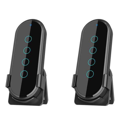 2X  Home New 433mhz 4 Key Ev1527 Coding Key Remote Control  Rf Transmitter Wireless Remote Control Black