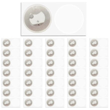 500Pcs NFC Ntag216 Sticker Ntag216 NFC Tags NFC 216 Tag Ntag216 NFC Cards 13.56Mhz NFC Tag Stickers 888 Bytes Memory A