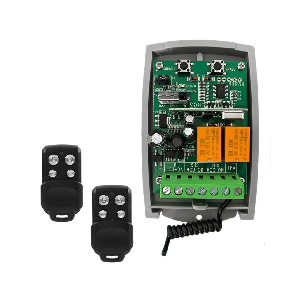 Tuya Wifi Garage Door Remote Control Receiver 433Mhz 2Ch Receiver 12-24V Support App Rf Voice Control 6033514782661
