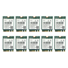 10X DW1820 QCNFA344A Wireless Network Card 2.4G+5G Dual-Band Gigabit 4.1 NGFF Network Card Supports 802.11AC