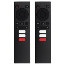 2X Ersatz-Sprachfernbedienung für die 4K-Zertifizierte Android-TV-Box MECOOL KM1/KM6/KM8/KM9/KM8S