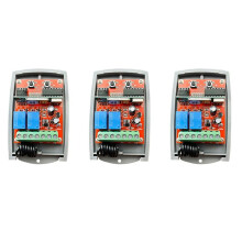3X Universell Garageportsfjärrkontrollmottagare 433MHz12V-24V Elektrisk Grindkontrollöppnare 433.92MHz Rolling Learning Code