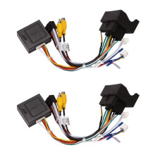 2X Auto Radio Audio 16 PIN Android Power Kabelbaum Adapter + Canbus Box für 3008/2008/ C4/C3 XR/C5/DS6