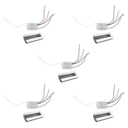 5X 1 Way /OFF 220V Wireless Remote Control  Digital Remote Control  for Lamp & Light HT035 1