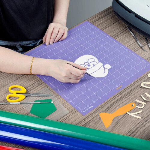 12\" Sticky Cutting Mat with Grids - Craft Sewing Gift 1