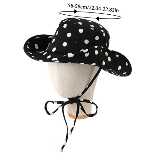 (Black Spot) Breathable Summer Hiking Bucket Hat 1