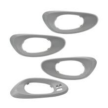 4PCS Front Rear Inner Door Handle Bezel Grey for Trailblazer 2002-2009 15214503 15214502 15214506 15214507