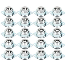 Swivel Caster Car Robot Universal Eye Round Wheel Mechanical Trolley Furniture Hardware,Universal Bal,20 PCS