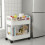 (2 layer) Mobile Storage Cart with Wheels for Kitchen & Bathroom 4