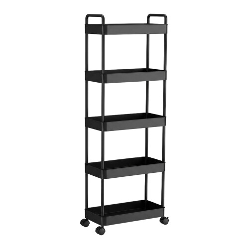 (5 layer) Mobile Storage Cart with Wheels for Kitchen & Bathroom 2