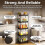 (5 layer) Mobile Storage Cart with Wheels for Kitchen & Bathroom 4