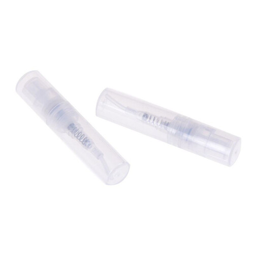Transparent 2 ML Spray Plastic Bottle Spray Perfume Empty Sample Bottle Suitable for Travel Party 480Pcs 2