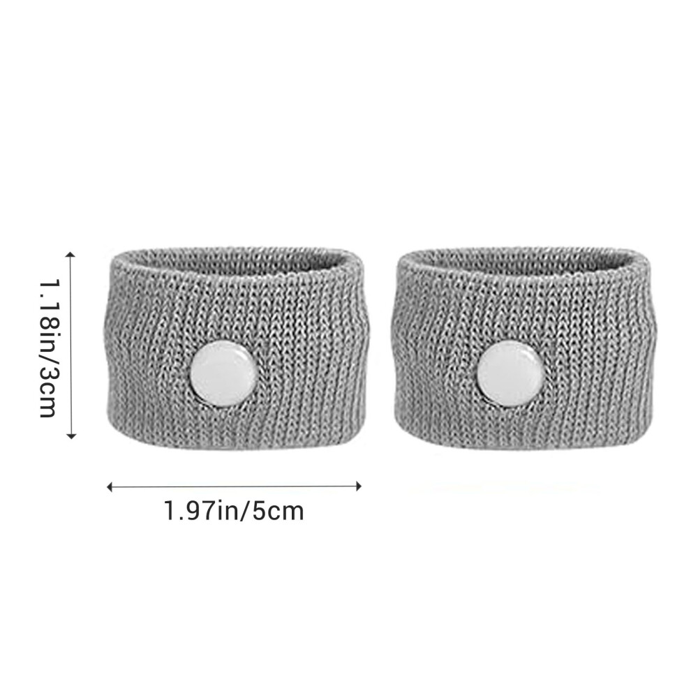 Phui-Pet-Supplies (3*5Cm Gray) Motion Sickness Relief Wrist Band - Natural Nausea Aid