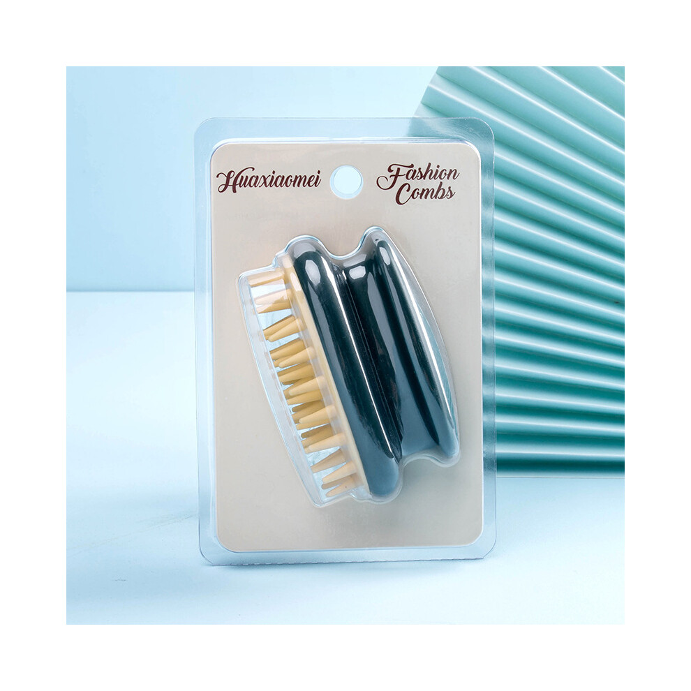 Roc-Electron Dark/Green ( Green) Scalp Massager Brush For Dandruff - Men & Women