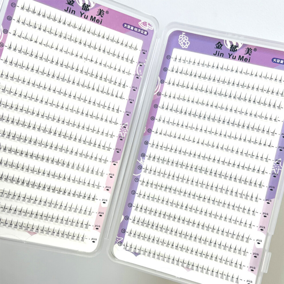 Creation-3C 5-6Mm Comic Lash Clusters For Lower Lashes