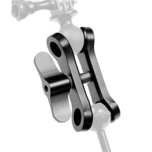 2X CNC Butterfly Clip Diving Clamp Light Connector Mount Tripod Adapter for Go Pro 7 Sports SLR Cameras