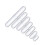 2X Magnetisch Rührstäbchen Gemischte Größe PTFE Magnet Rührstäbchen Rührstäbchen, Typ-B Set 4