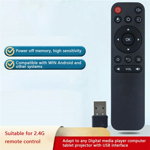 BPR1S  Ble 5.0 Telecomando Controller Wireless da 2,4 GHz per Android TV Box/PC 2