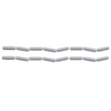 96 Pcs PTFE Magnetic Stirrer Mixer Stir Bar Stir Rod Magnetic Stir Plate Bar, Stir Plate Magnet Stick (30 mm/ 1.18 Inch)