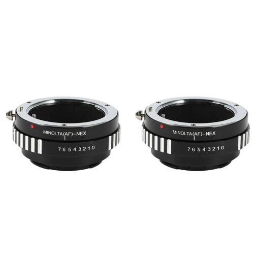 2X Adaptateur pour Objectif  Minolta MAF AF à  E Mount NEX-3 NEX-5 Camera DC111