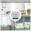 2X Tuya WIFI  Curtain  APP Timing Motor Controller  RF 433 Mhz Remote Control Electric Roller Blind 3