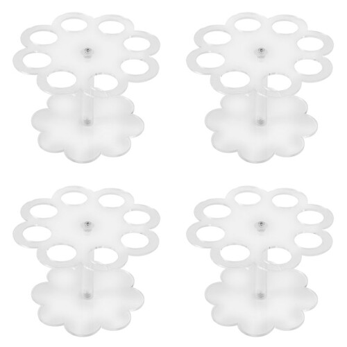 4X Detachable 8 Löcher Acryl Eistüte Halter Stehen
