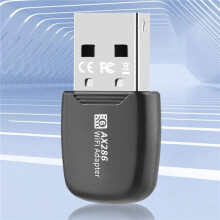 2X Carte Réseau USB WIFI 6 286 Mbps 802.11ax Dongle USB Adaptateur LAN WiFi 2,4 GHz Pilote Gratuit pour PC Portable