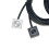 Computer Desktop  PC Motherboard External Start Power /Off Button Extension Cable for DIY Button Black 6