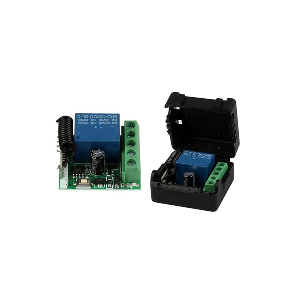 3X 433 Mhz Rf Wireless Receiver 12V Single Relay Receiver Module With 6 Remote Transmitter 6033957382152
