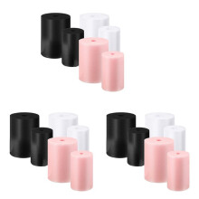 18 Stück Cup Turner Schaumbechereinsätze für 3/4 Zoll Pvc-Rohrbecher 10 Unzen Bis 40 Unzen Becher Crafting (Schwarz/Weiß/Rosa)