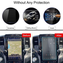 3X Convient pour 2019 2020 2021 Ram 1500 2500 3500 Film Protecteur en Verre Trempé de Navigation de Voiture de 12 Pouces