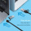 USB C/USB A to Ethernet Adapter 1000Mbps RJ45 Network Card Plug-and- for Phone/Laptop 8