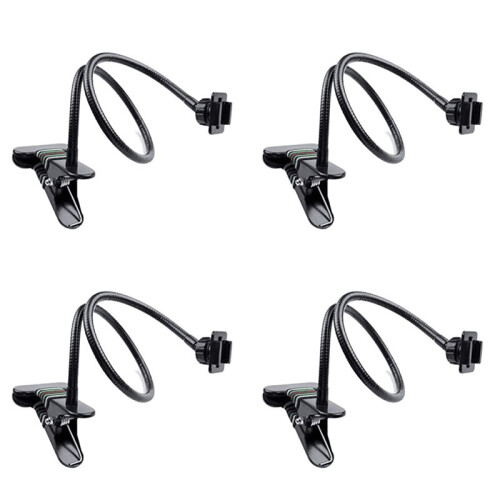 4X Suporte para Webcam Suporte de Pescoço de Ganso com Grampo Flexível de Montagem em Mesa de 25 Polegadas para  Webcam C930E, C930, C920,